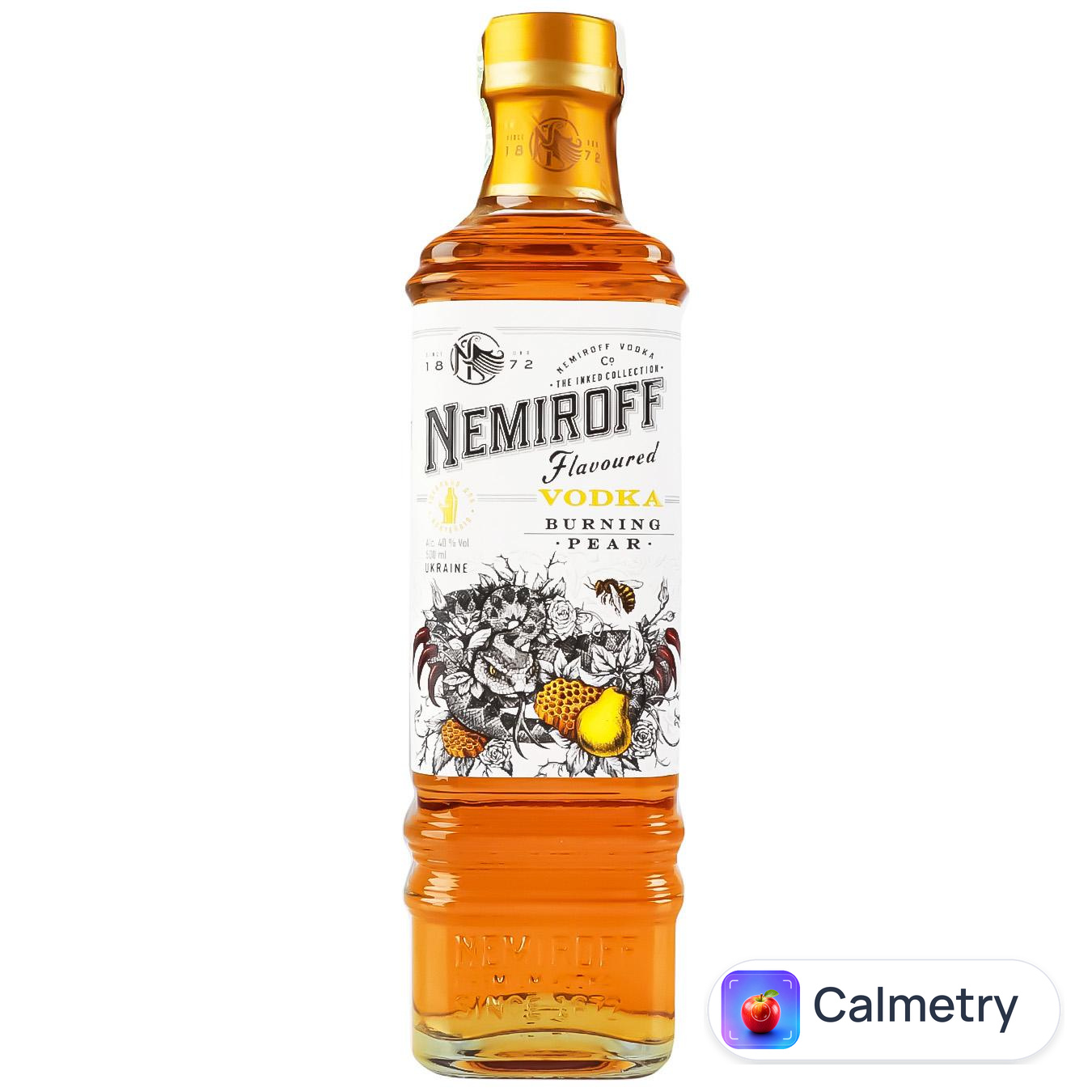 Настоянка Nemiroff Burning Pear De Luxe FV 40% 0,5л — фото продукту