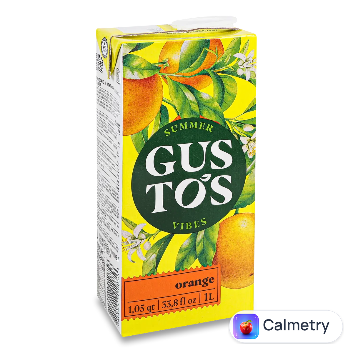 Напій соковий Gustos апельсин 1л