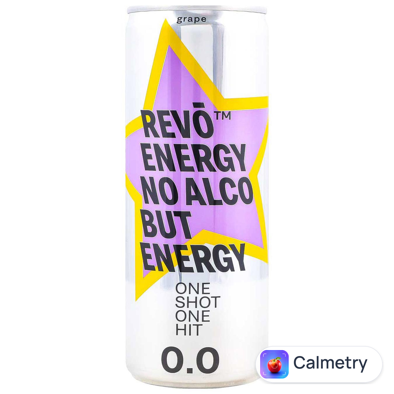 Напій енергетичний Revo Energy Виноград сильногазований 250мл — фото продукту