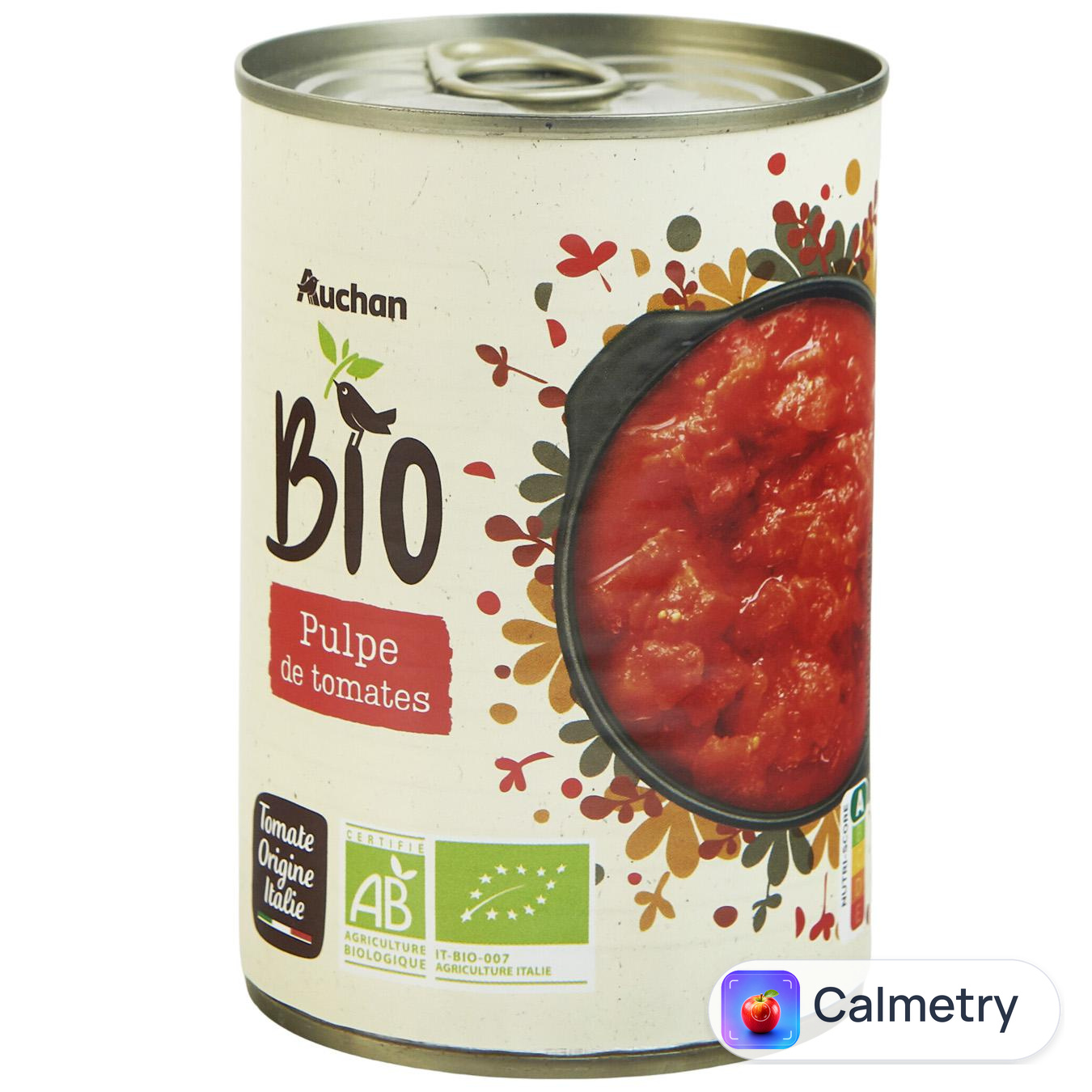 М'якоть томатів Auchan Bio 400г