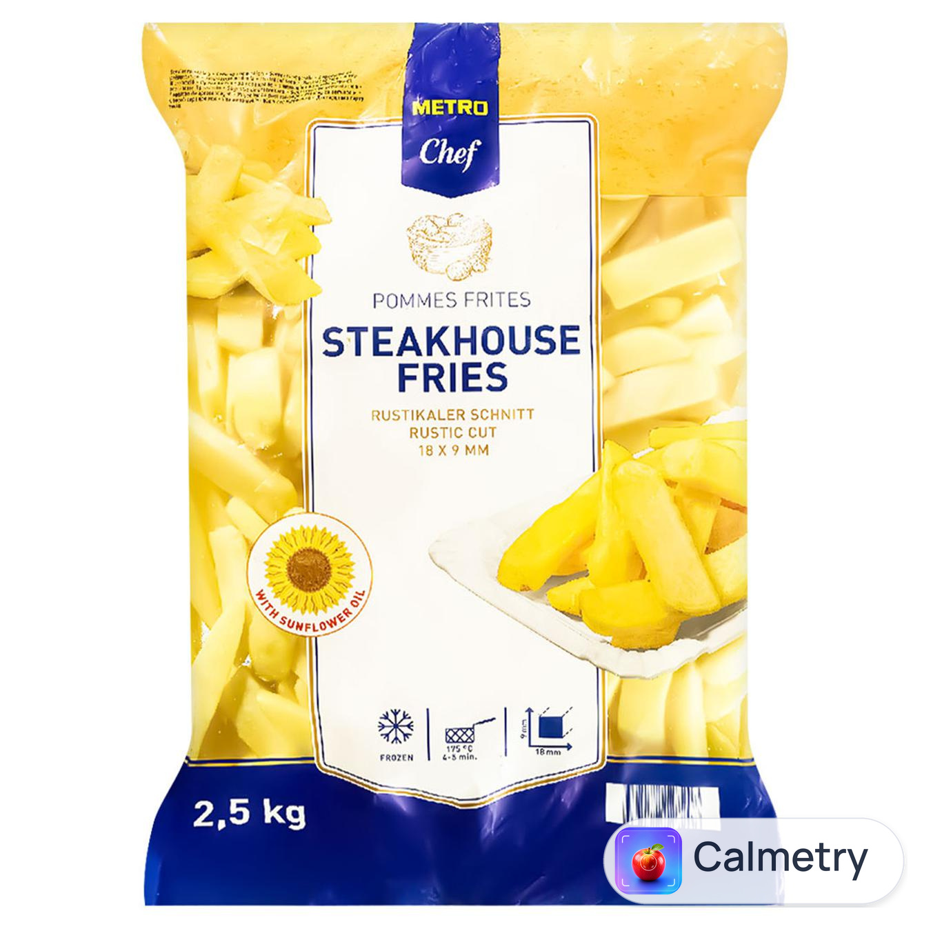 Картопля фрі Metro Chef Steakhouse заморожена 2,5кг