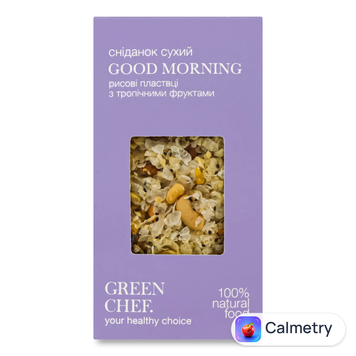 Пластівці Green Chef Good morn рисові «Тропічні фрукти» 200г
