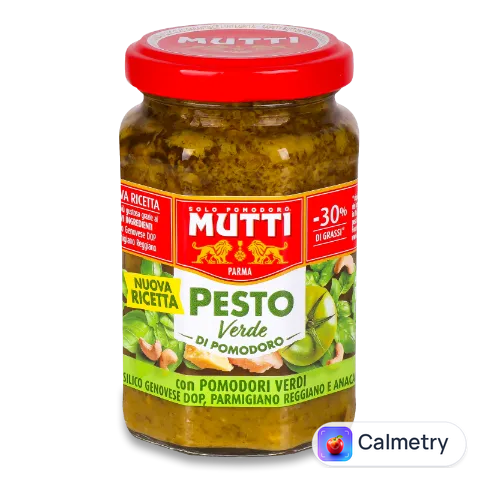 Соус Mutti «Песто» із зелених томатів