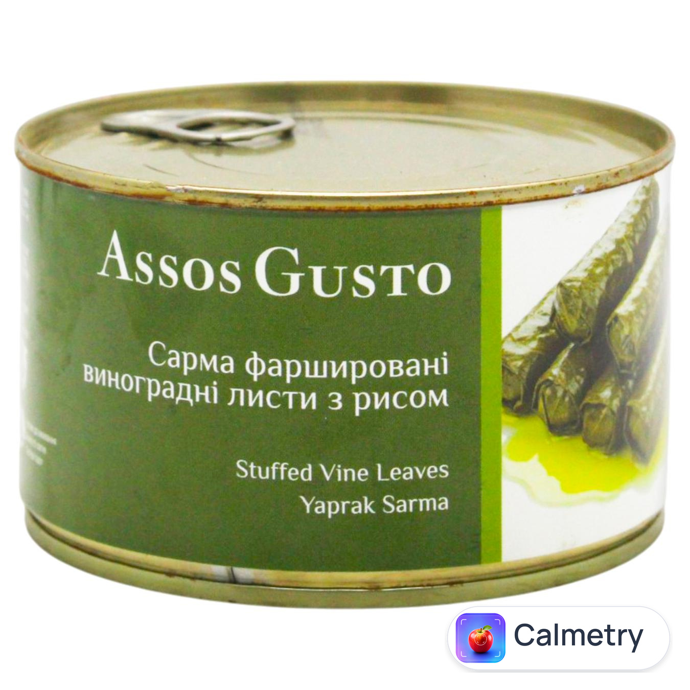 Сарма Assos Gusto фаршировані виноградні листи з рисом 400г