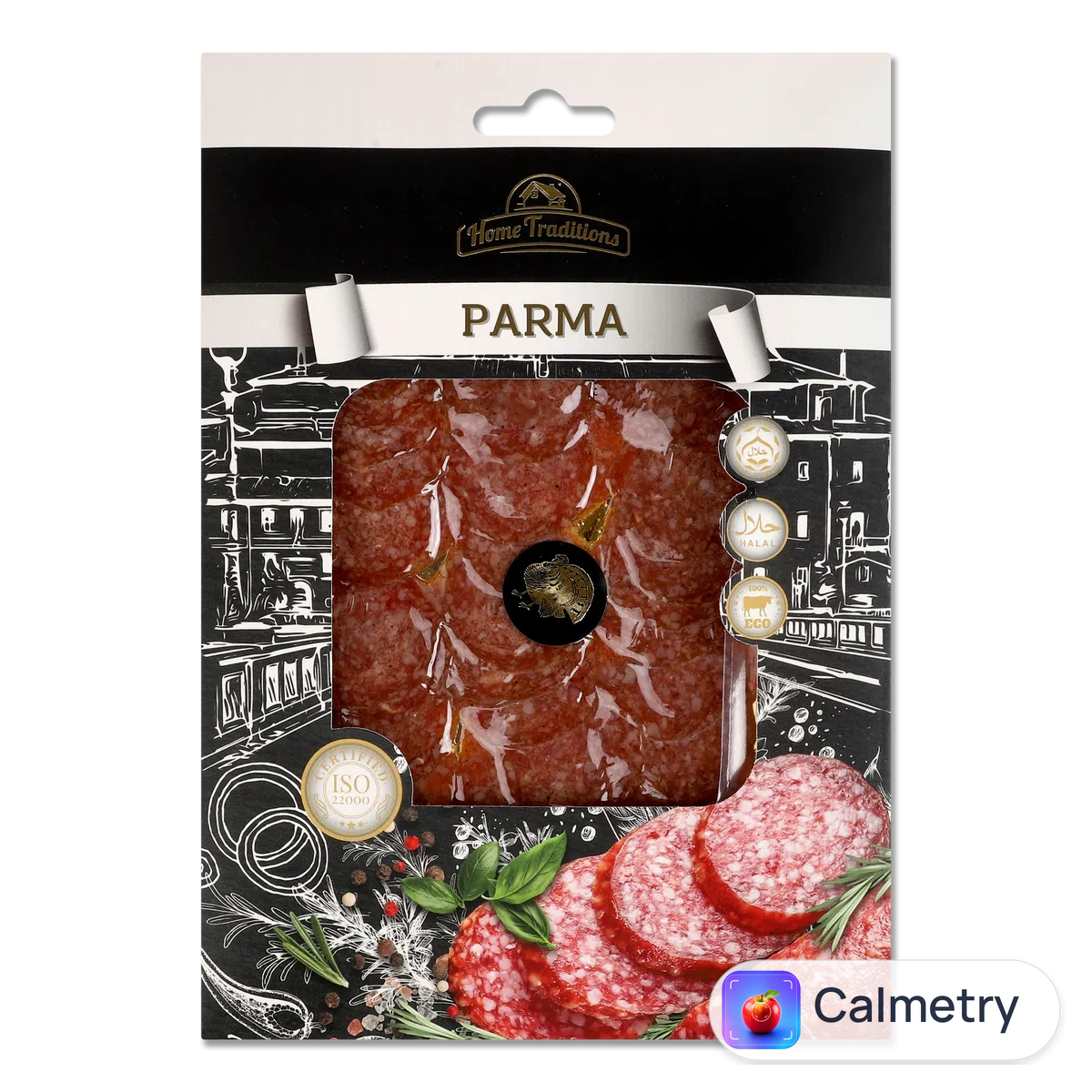 Ковбаса Home Traditions «Салямі Пармська» с/в в/с 65г