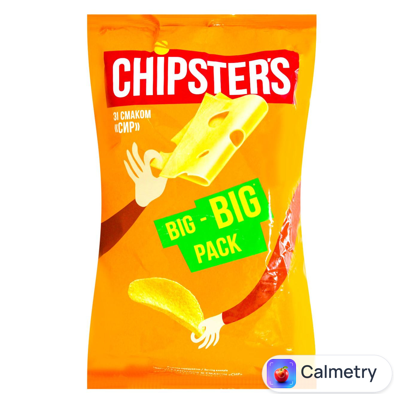Чипси картопляні Chipsters смак сиру 150г
