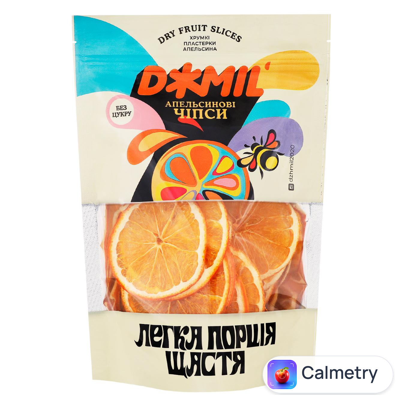 Чипси фруктові Dжmil апельсин 40г