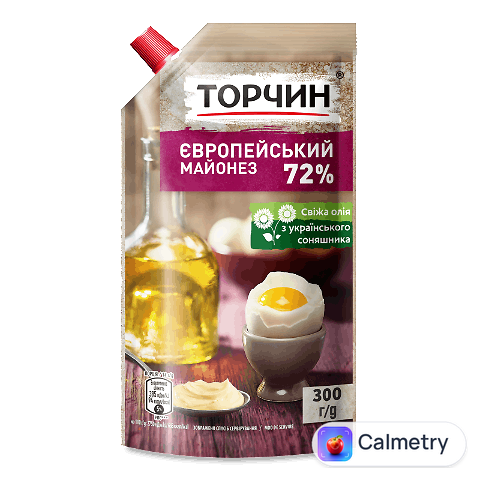 Майонез «Торчин» «Європейський» 72%, 300г