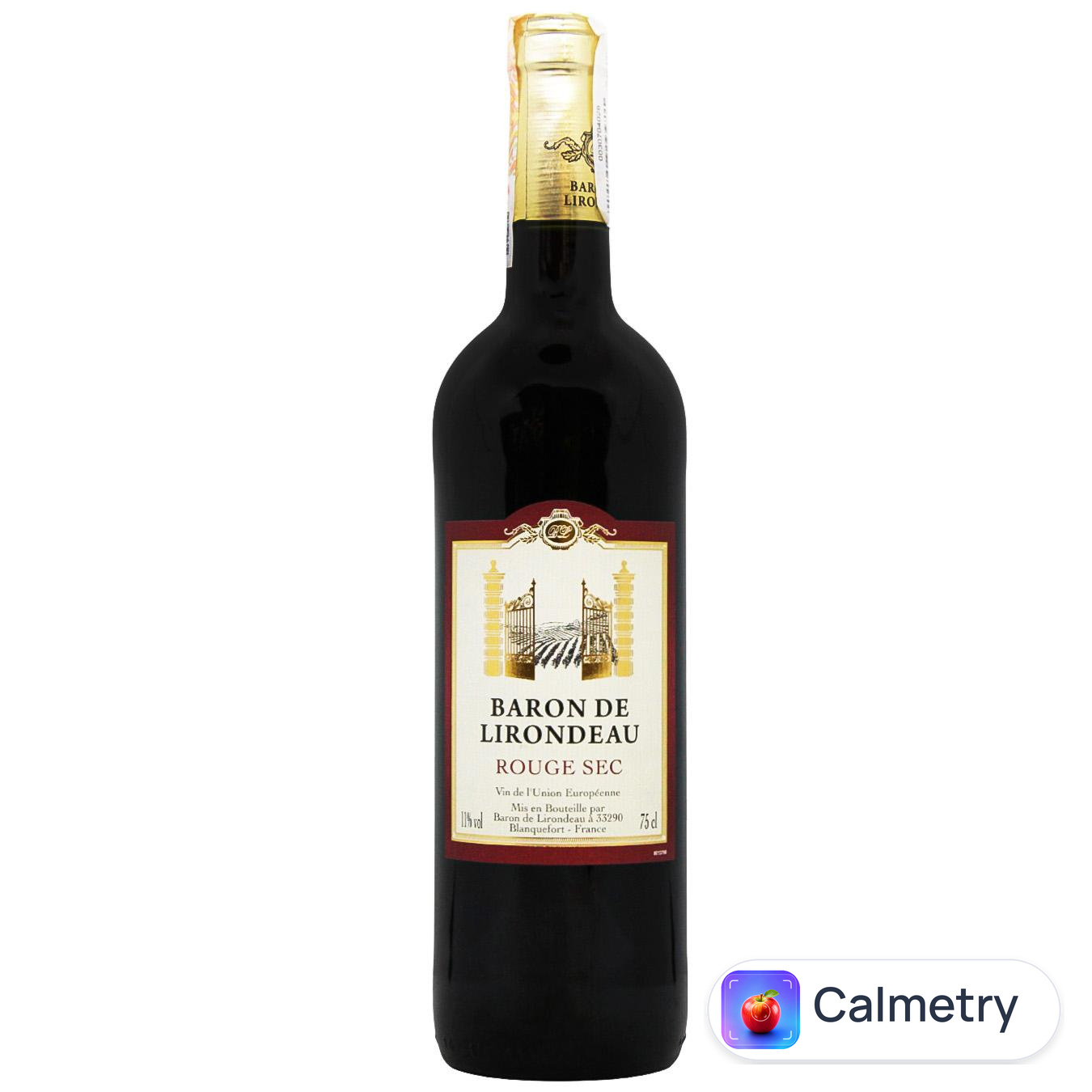 Вино Baron de Lirodeau червоне сухе 11% 0,75л