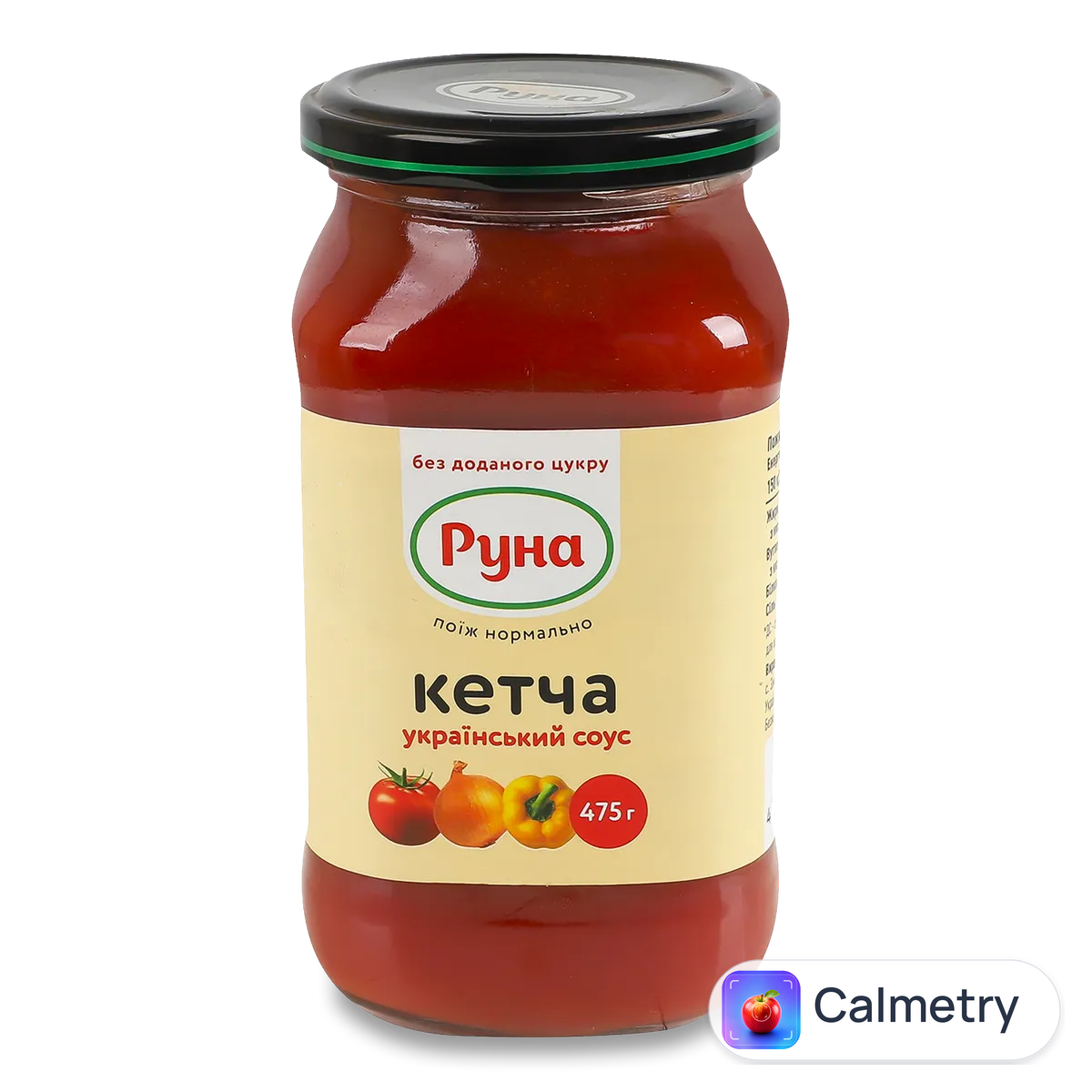 Соус «Руна» «Кетча» зі стевією с/б 475г