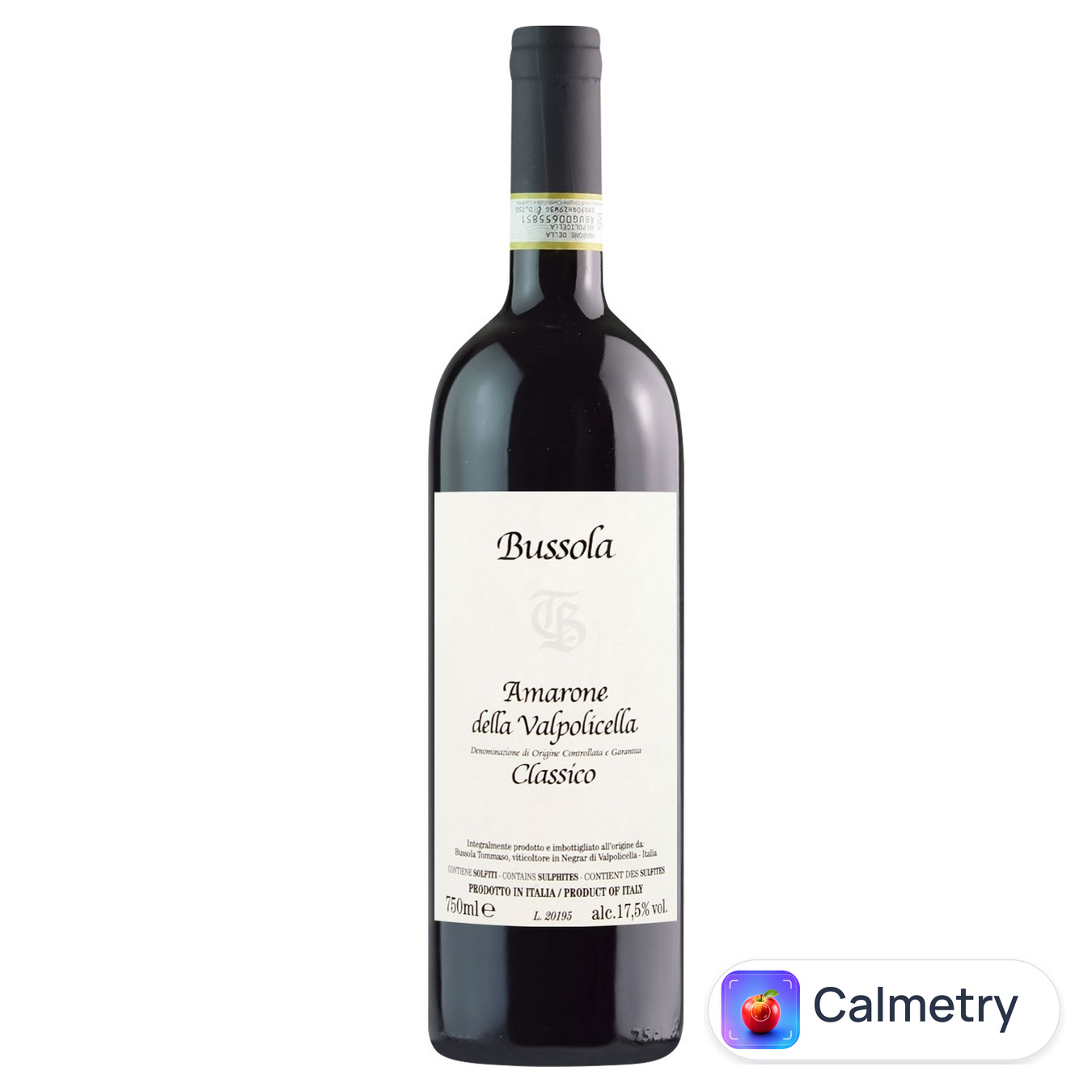 Вино Bussola Amarone della Valpolicella Classico червоне напівсухе 17,5% 0,75л