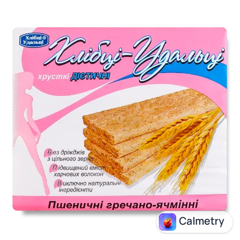 Хлібці «Хлібці-Удальці» пшеничні гречано-ячмінні