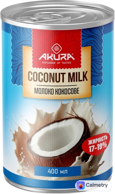 Молоко кокосове Akura 400 мл