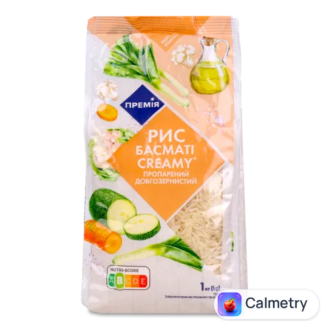 Рис «Премія»® Басматі Creamy пропарений довгозернистий