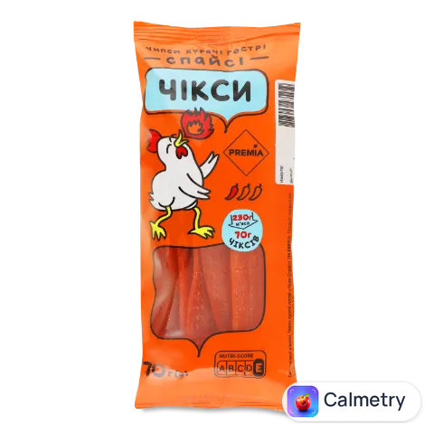 Чипси PREMIA Чікси Спайсі курячі