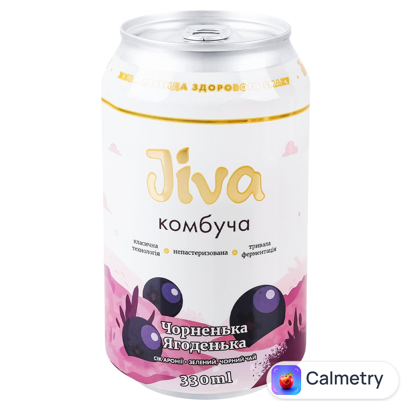 Комбуча Jiva Чорненька ягоденька 0,33л — фото продукту
