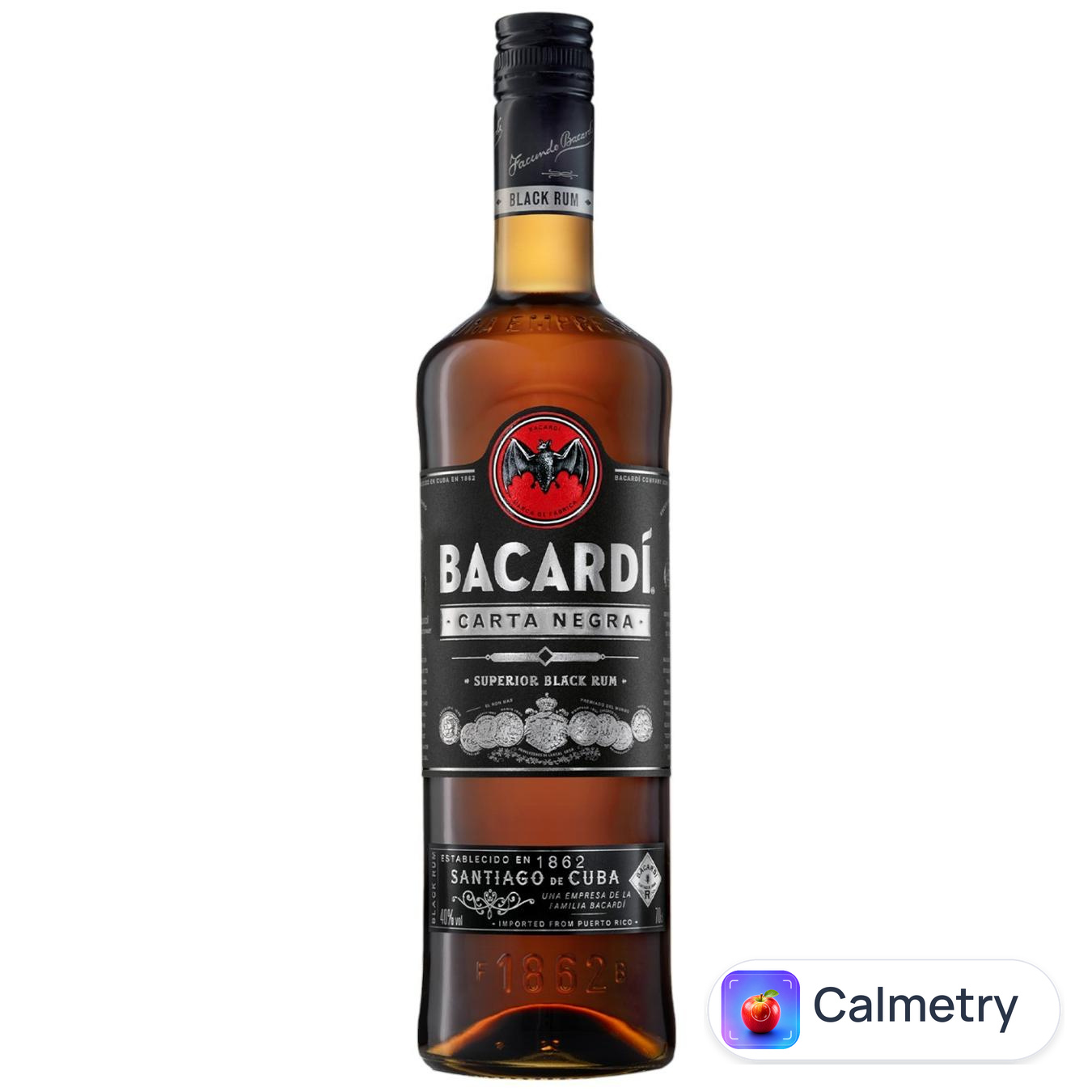Ром Bacardi Carta Negra темний 40% 0,7л — фото продукту