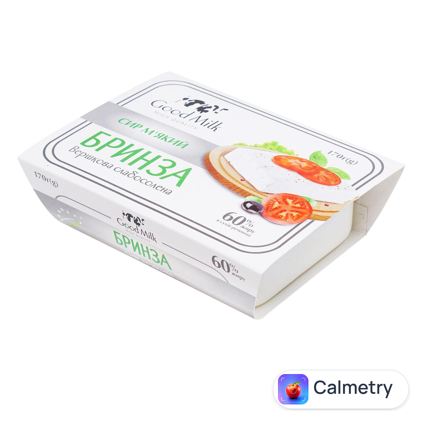 Сир Good Milk Бринза м'який вершковий слабосолений 60% 170г