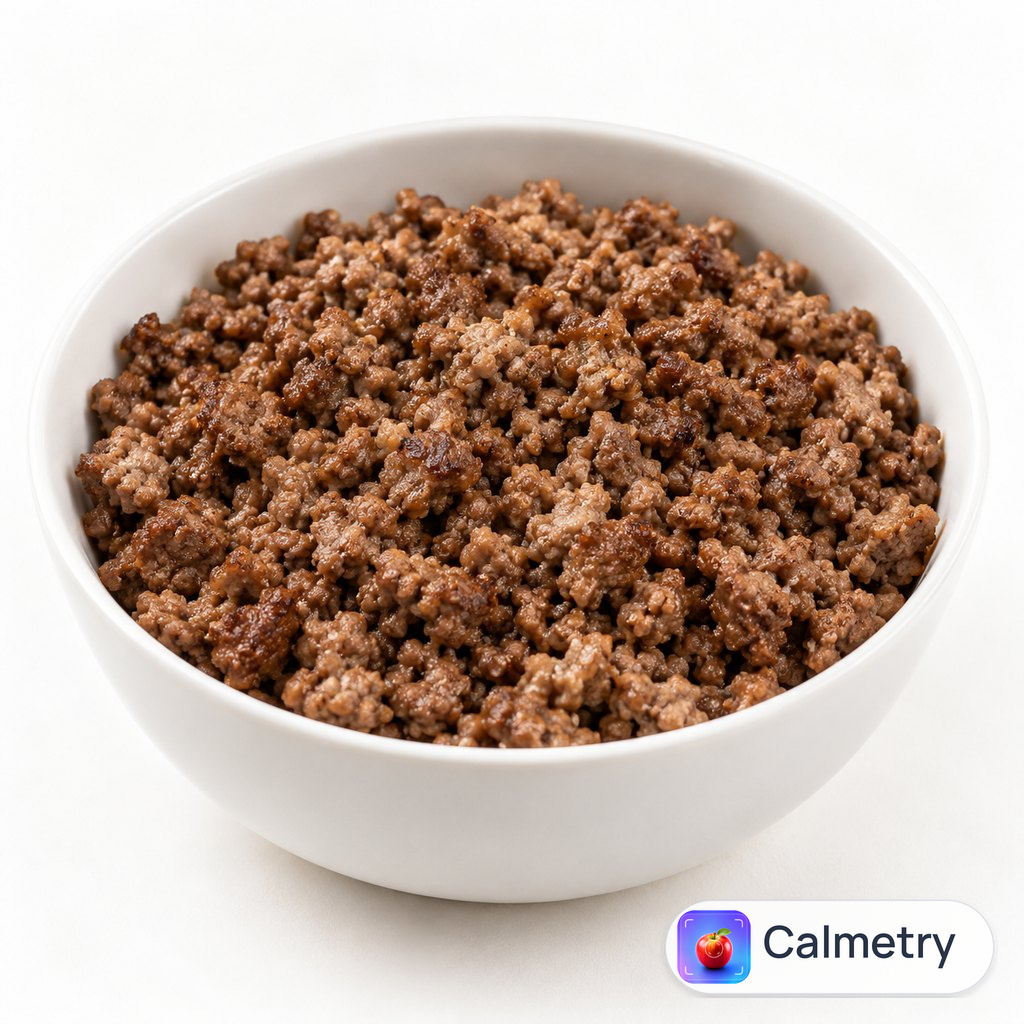 Яловичий фарш 10% жиру, смажений