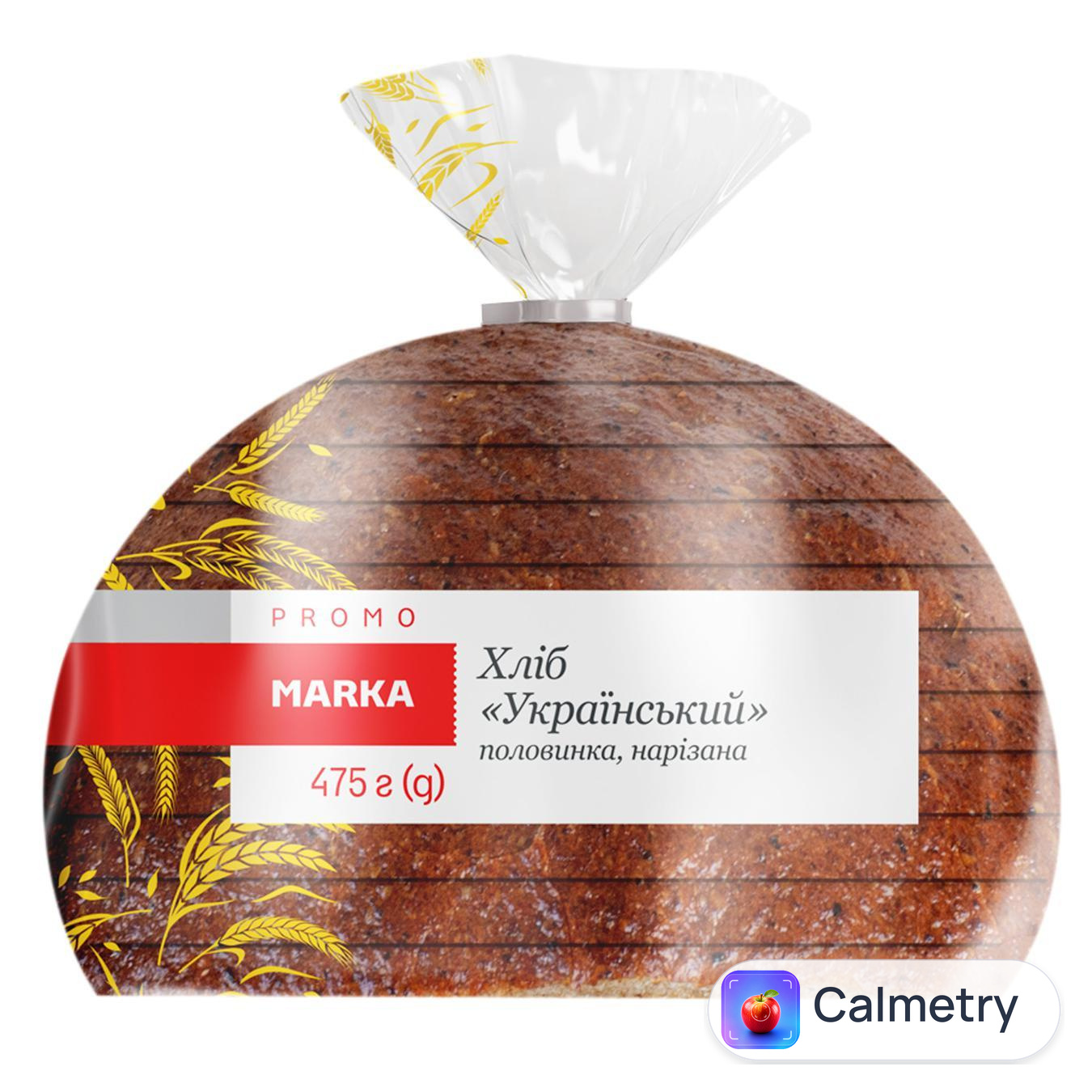 Хліб Marka Promo Український нарізаний половина 475г — фото продукту
