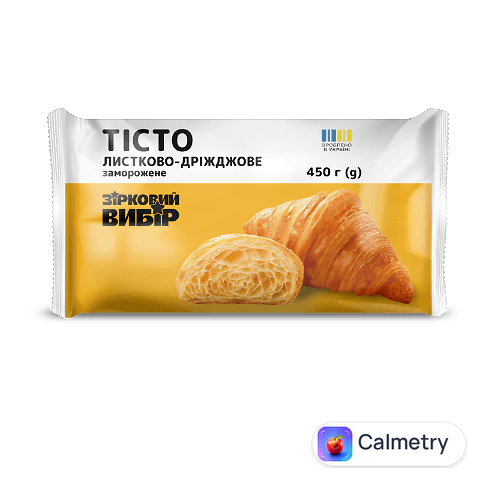 Тісто Зірковий вибір листково-дріжджове, 450г