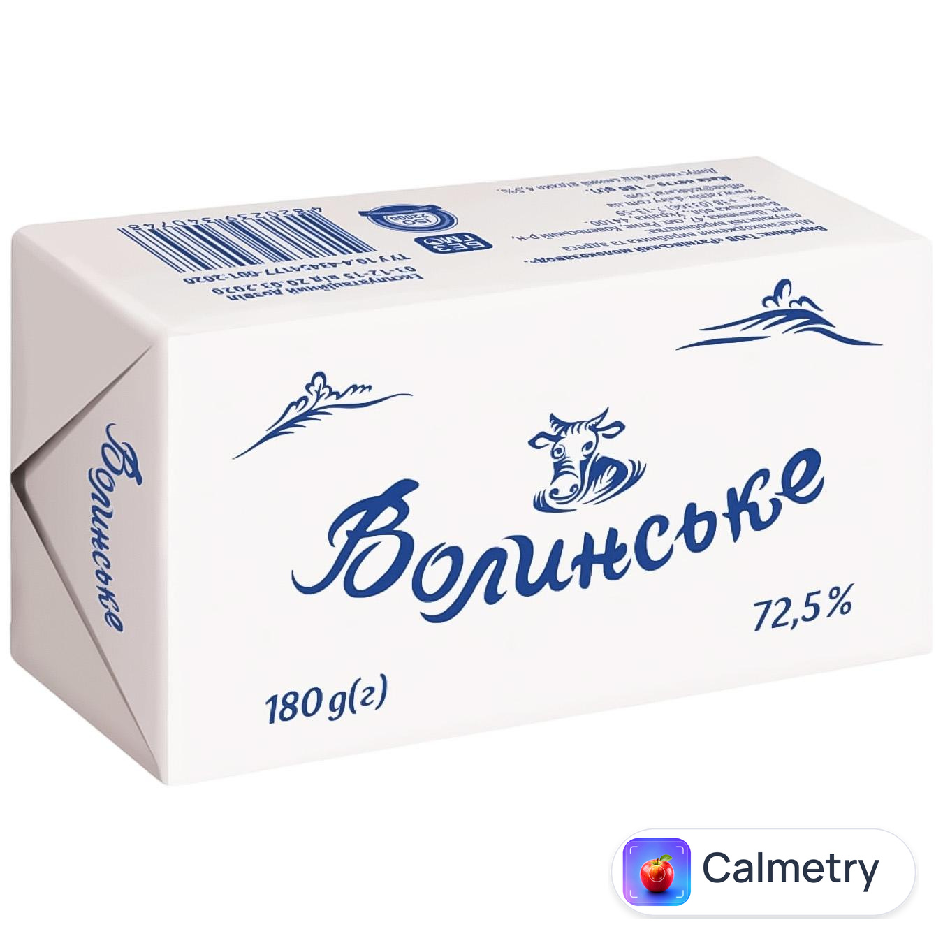 Суміш рослинно-вершкова Волинське 72,5% 180г