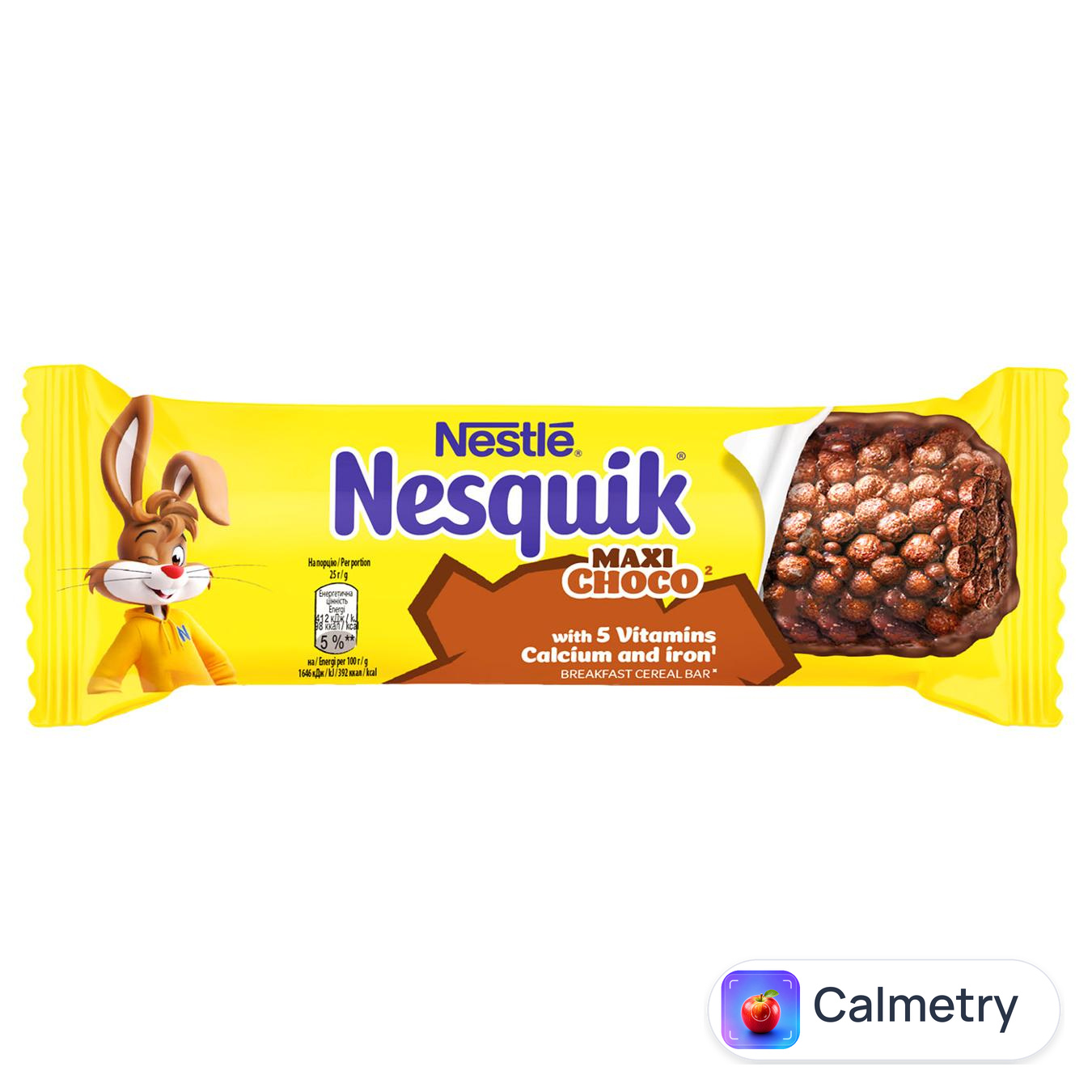 Батончик Nesquik Maxi Choco з цільними злаками та шоколадом 25г