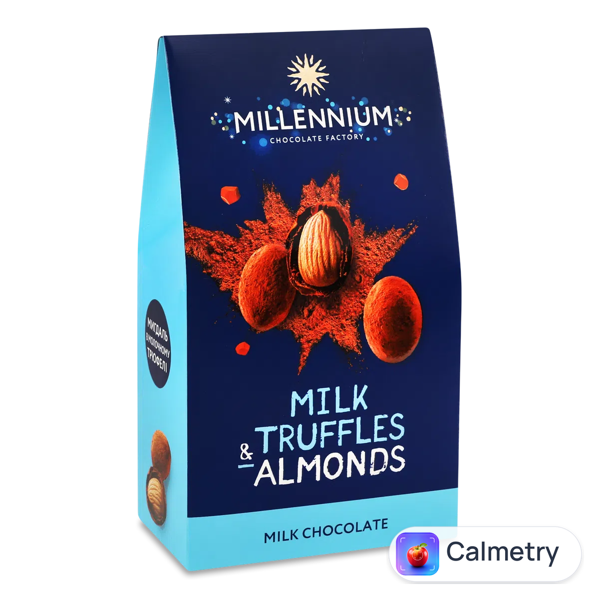 Цукерки Millennium мигдаль в молочному трюфелі 100г