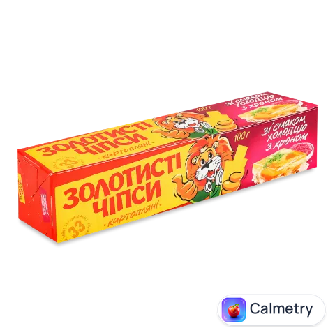 Чипси «Жайвір» «Золотисті» холодець з хріном