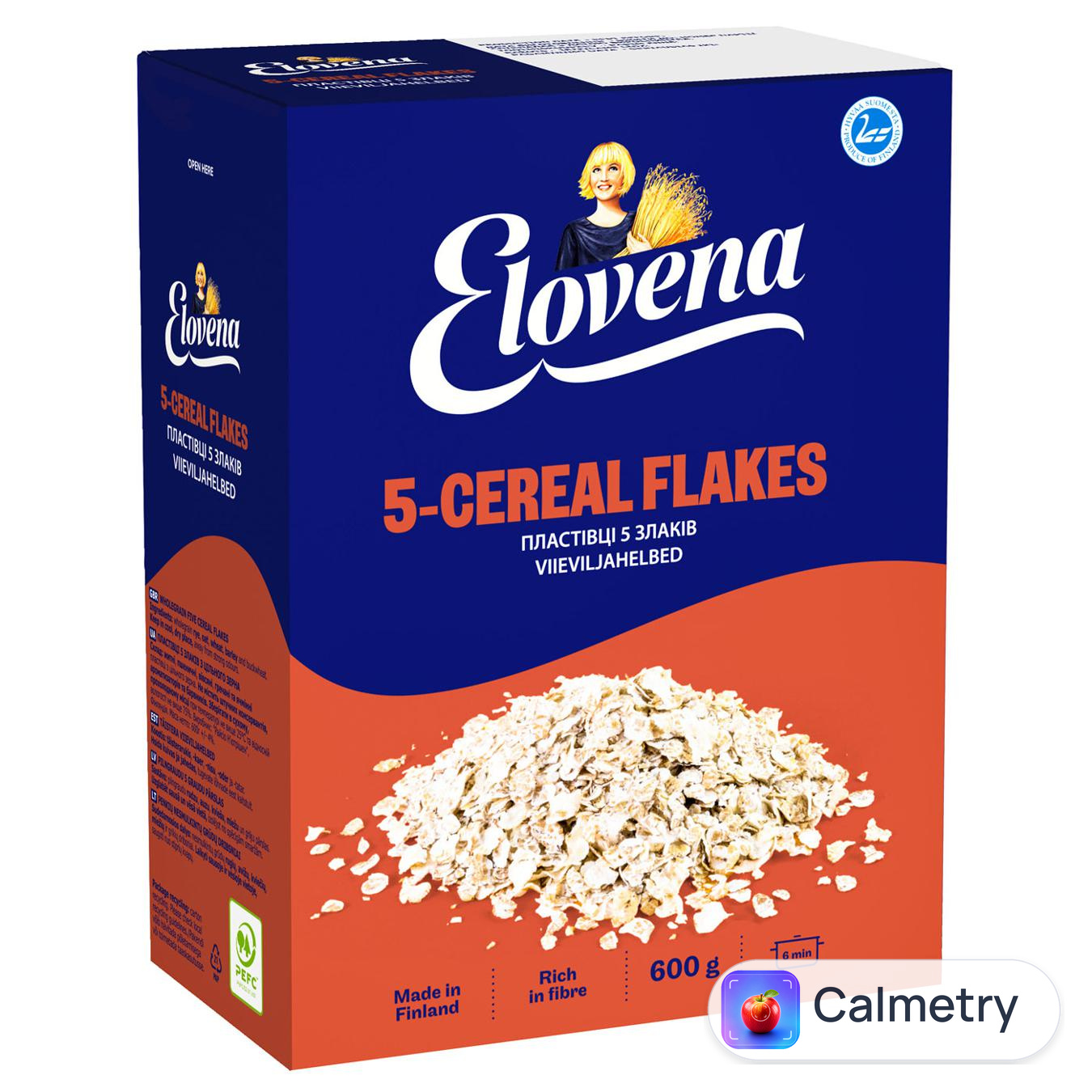 Суміш пластівців Elovena 5 злаків 600г