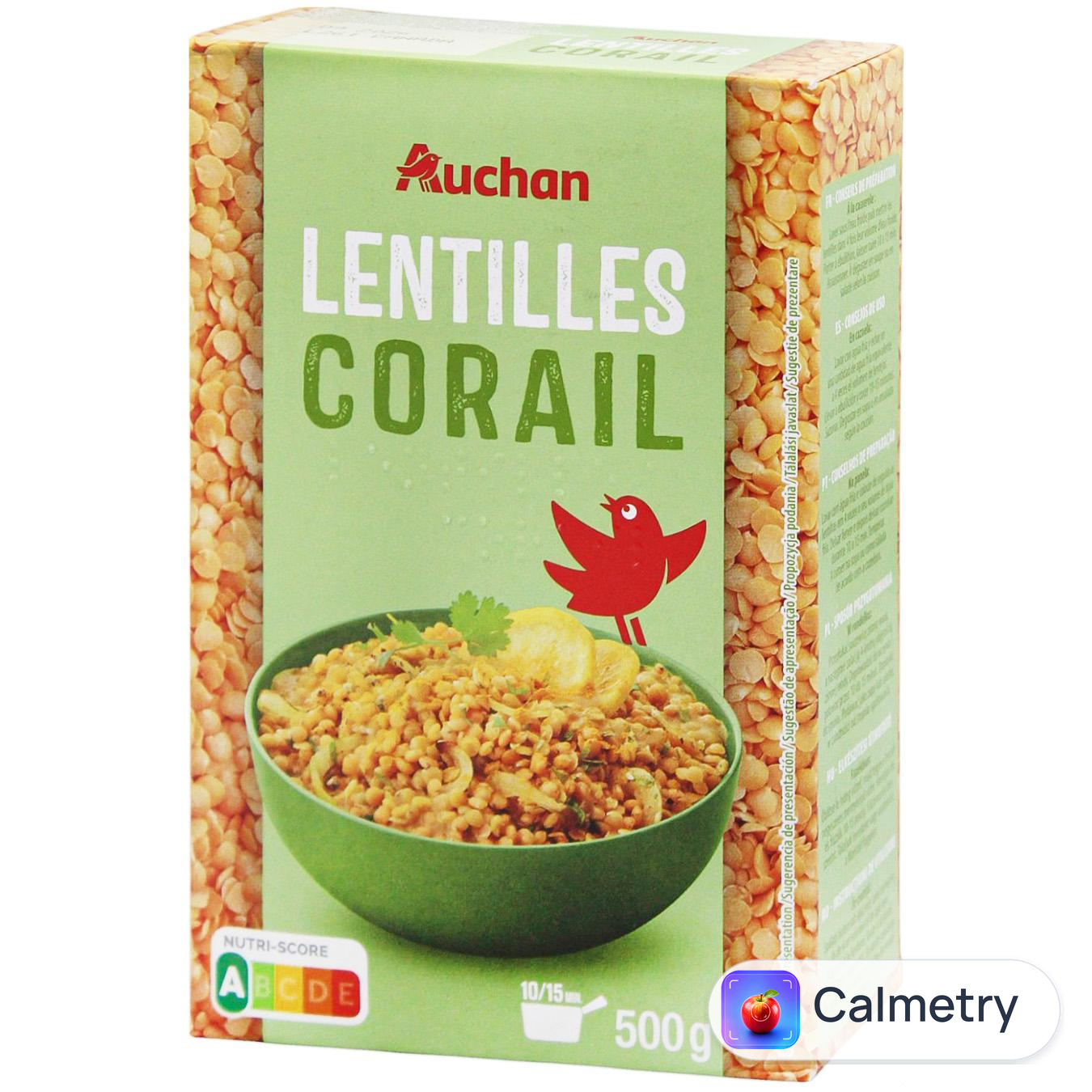 Сочевиця Auchan червона 500г