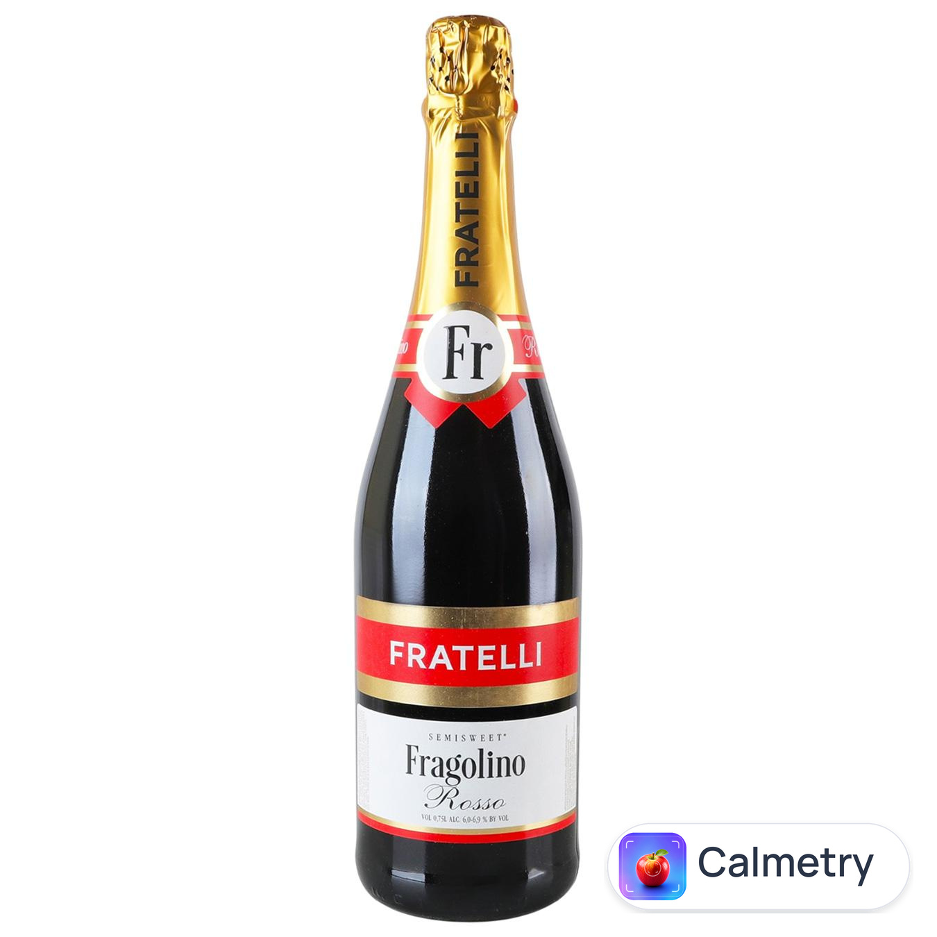 Напій винний ігристий Fratelli Fragolino Rosso червоний напівсолодкий 6-6,9% 0,75л — фото продукту