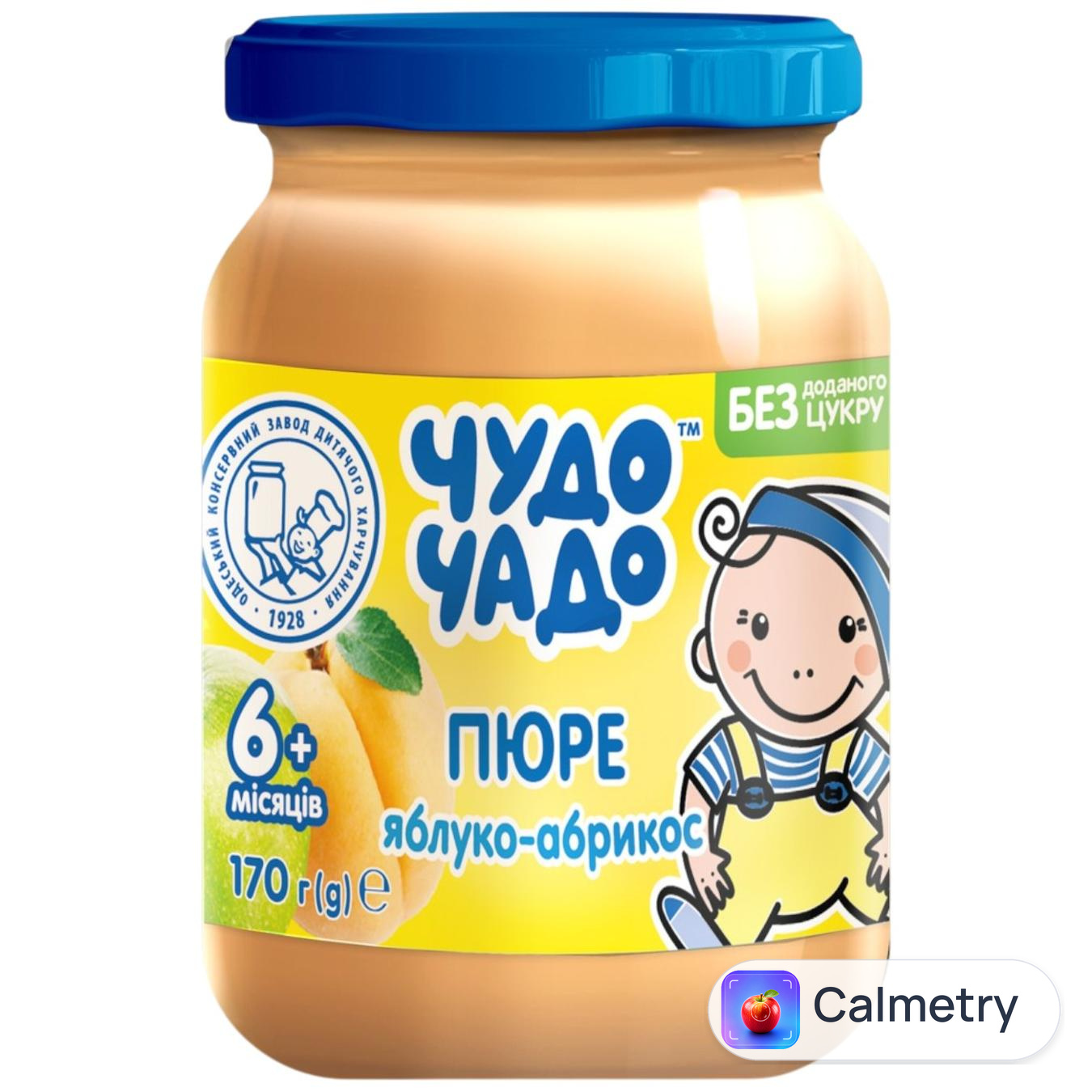 Пюре Чудо-Чадо Яблуко-абрикос для дітей з 4-х місяців 170г