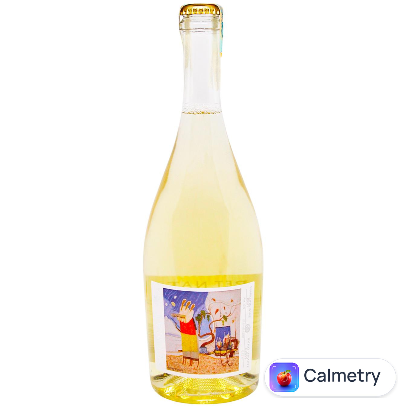 Вино ігристе Villa Tinta Pet Nat біле брют 12% 0,75л