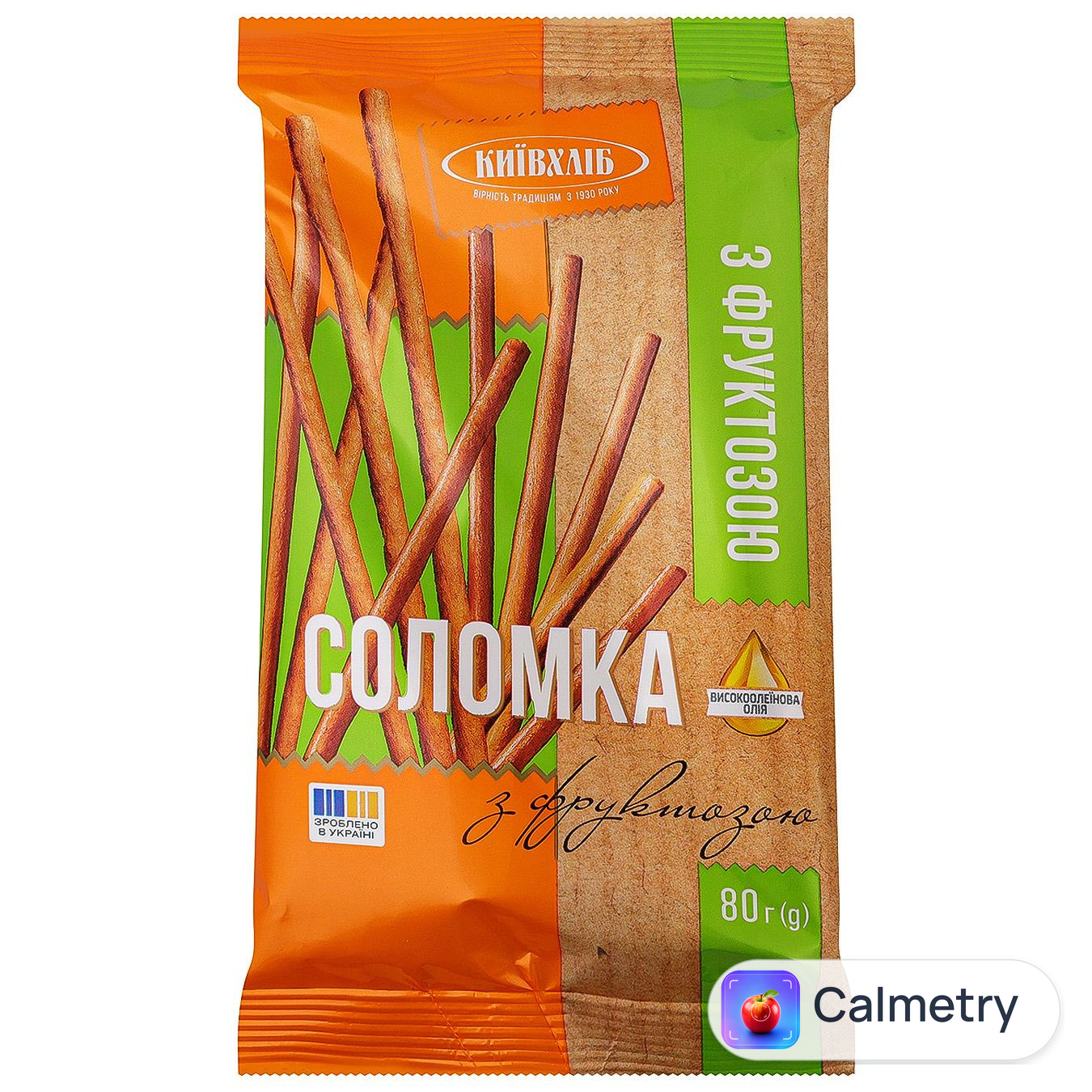 Соломка Київхліб с фруктозой 80г