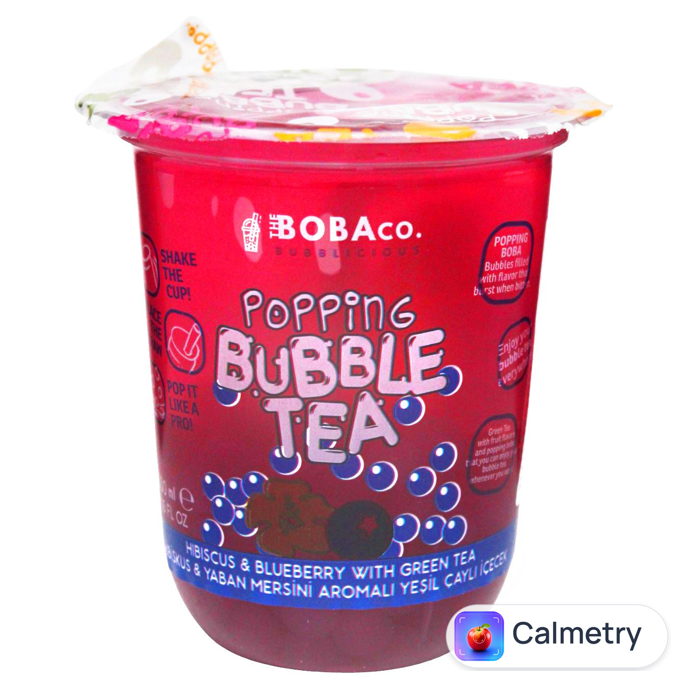Напій The Boba Co Гібіскус-Лохина з зеленим чаєм 0,33л