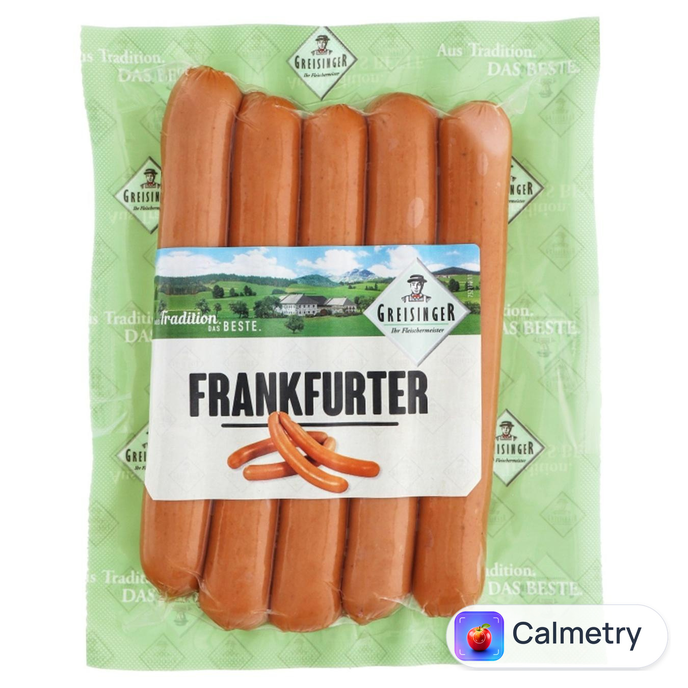 Сосиски Greisinger Франкфуртські зі свинини 300г — фото продукту