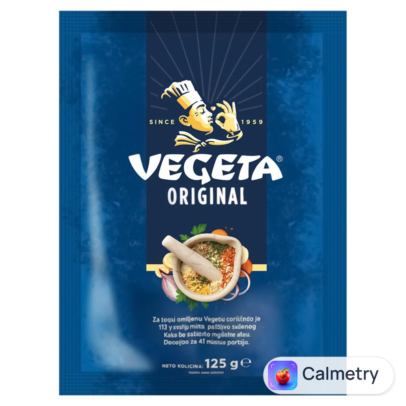 Приправа Vegeta з овочами універсальна 125г — фото продукту