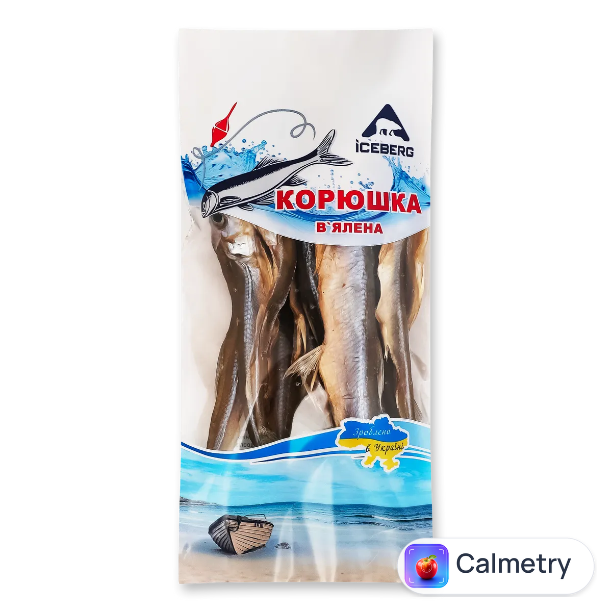 Корюшка «Айсберг» в'ялена, упаковка 90г