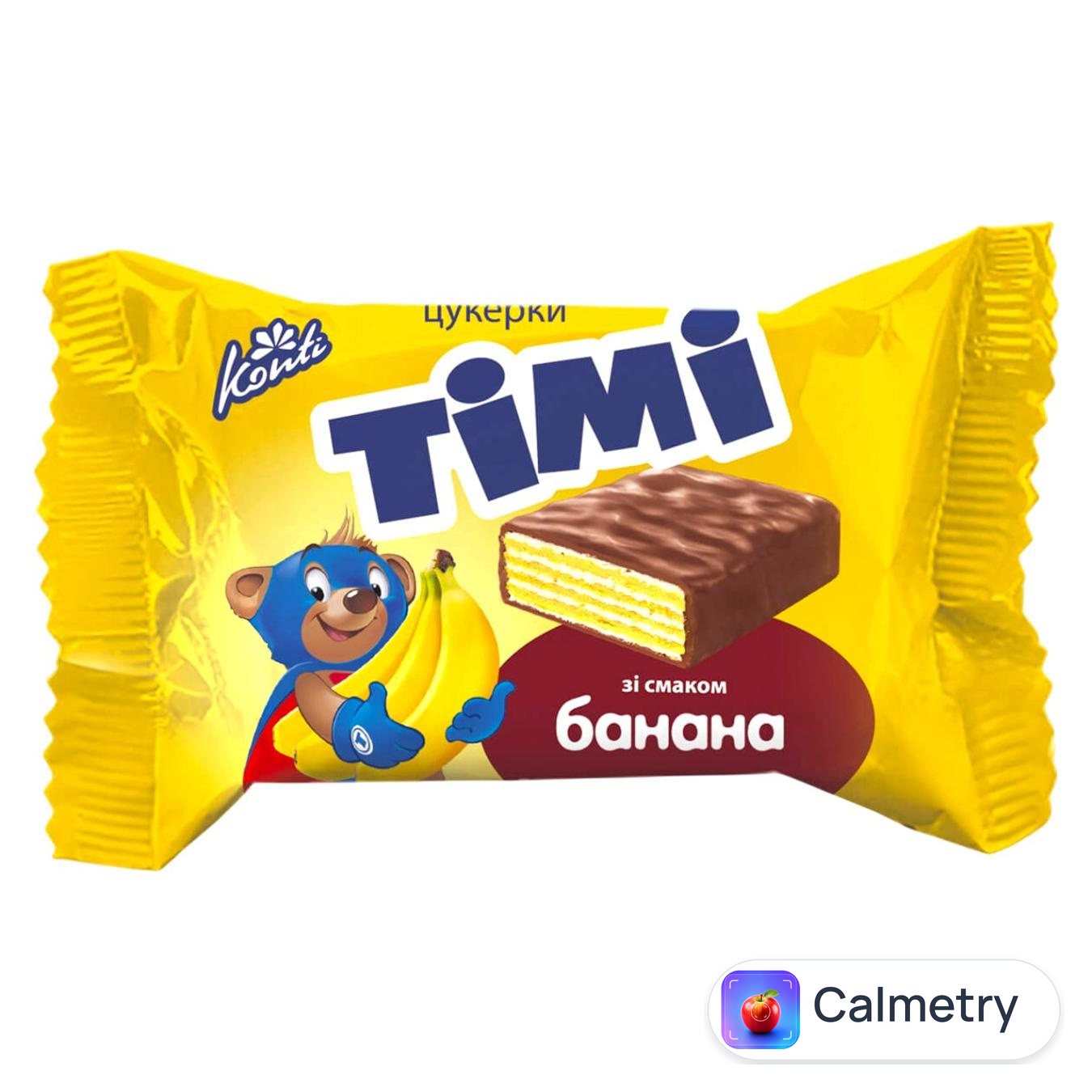 Цукерки Konti Тімі зі смаком банану вагові