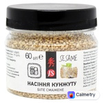 Насіння кунжуту JS біле смажене 60г — фото продукту