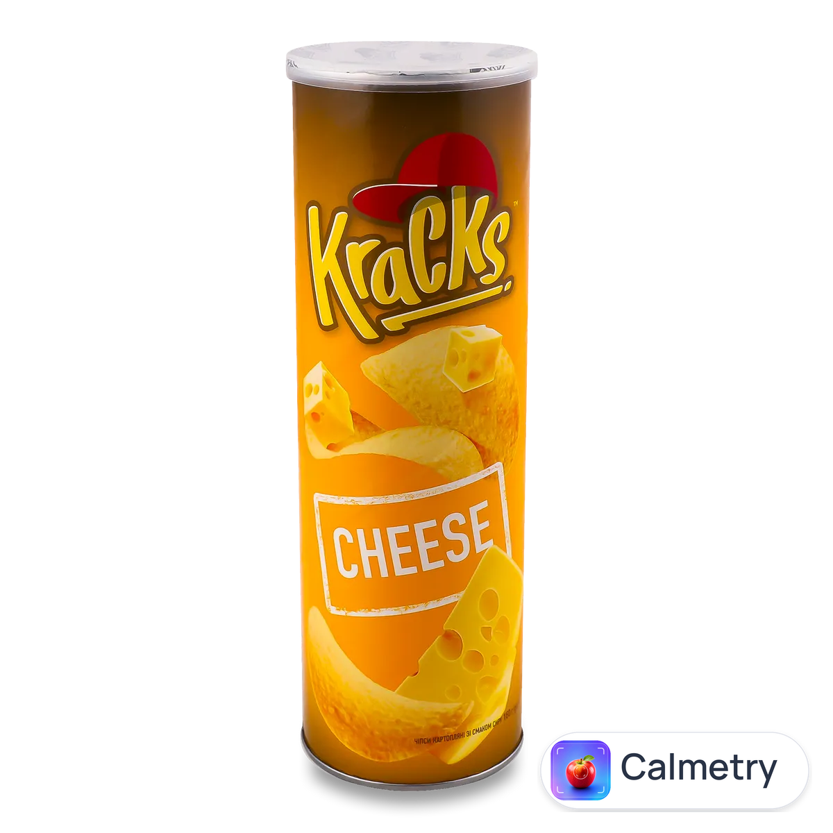 Чипси Kracks картопляні зі смаком сиру 160г