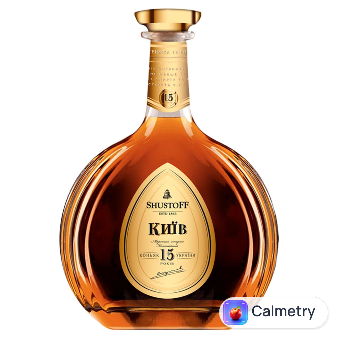Коньяк ShustoFF Київ 15років 40% 0,7л