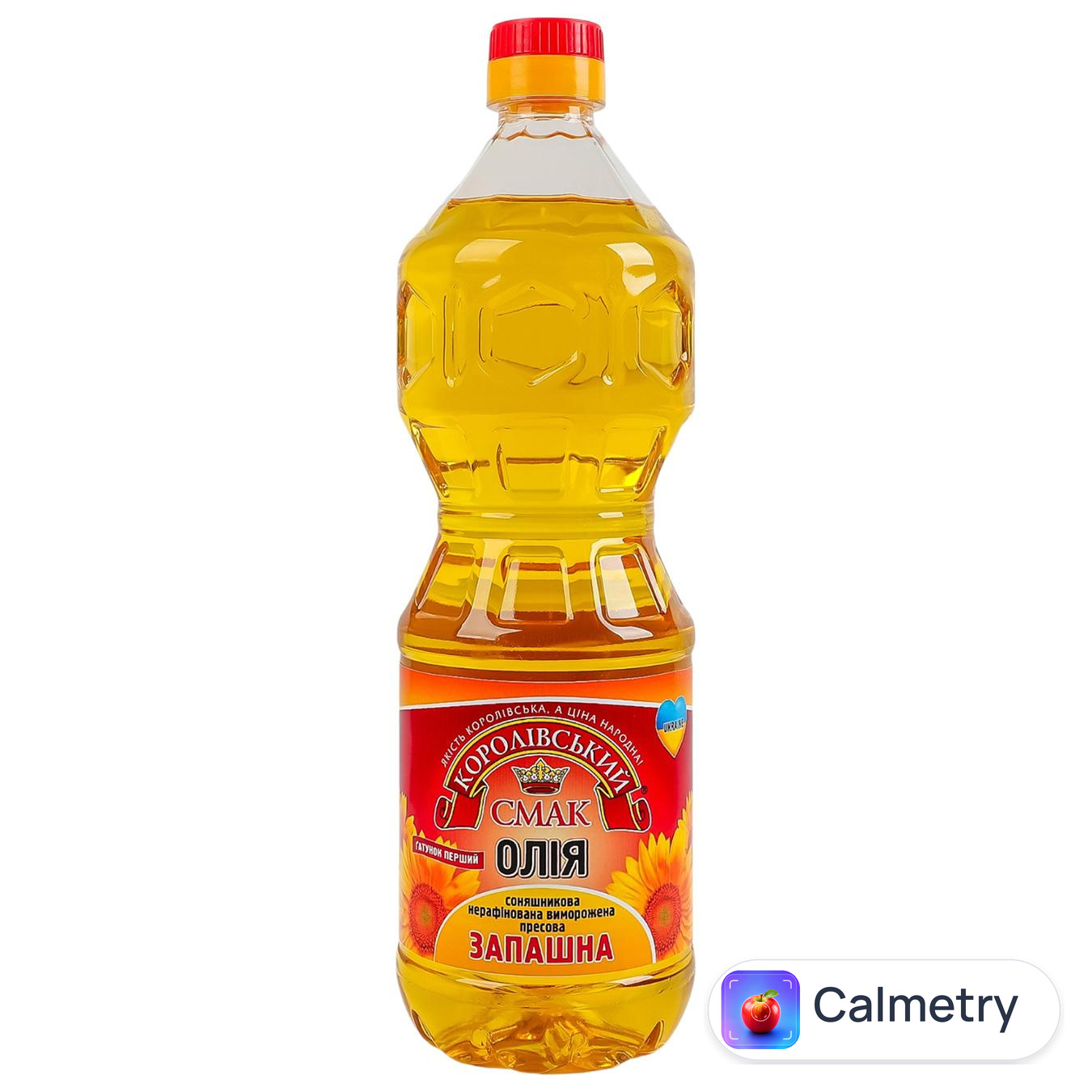 Олія соняшникова Королівський Смак Запашна нерафінована 745г — фото продукту