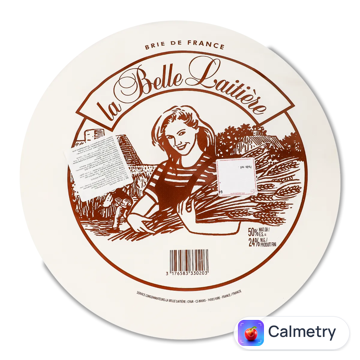 Сир La Belle Laitiere Брі 50%