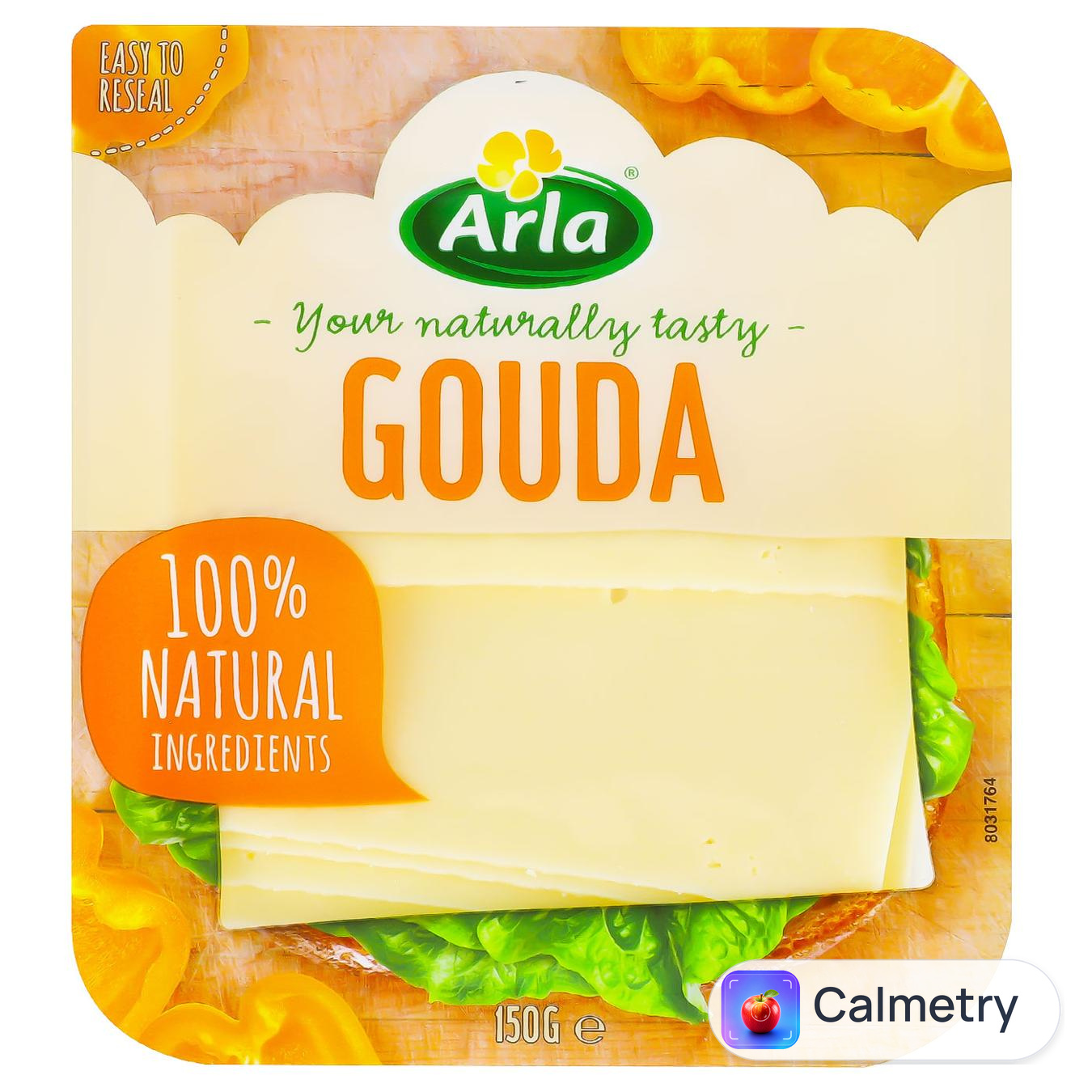 Сир Arla Гауда нарізаний 48% 150г