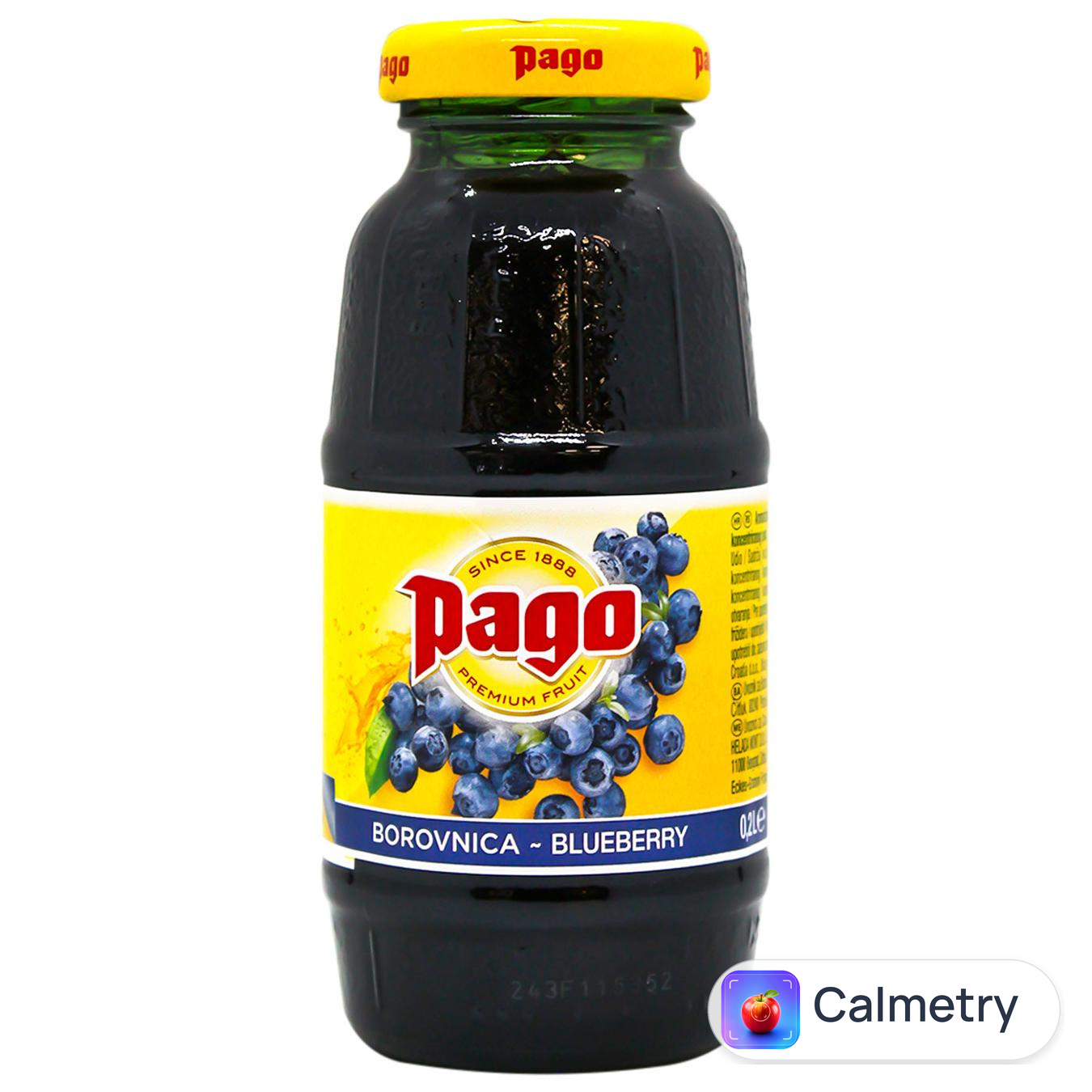 Напій соковий Pago Чорничний ароматизований 200мл