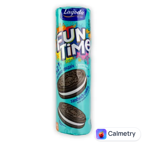 Печиво Lagoda Fun Time з ароматом пломбіру