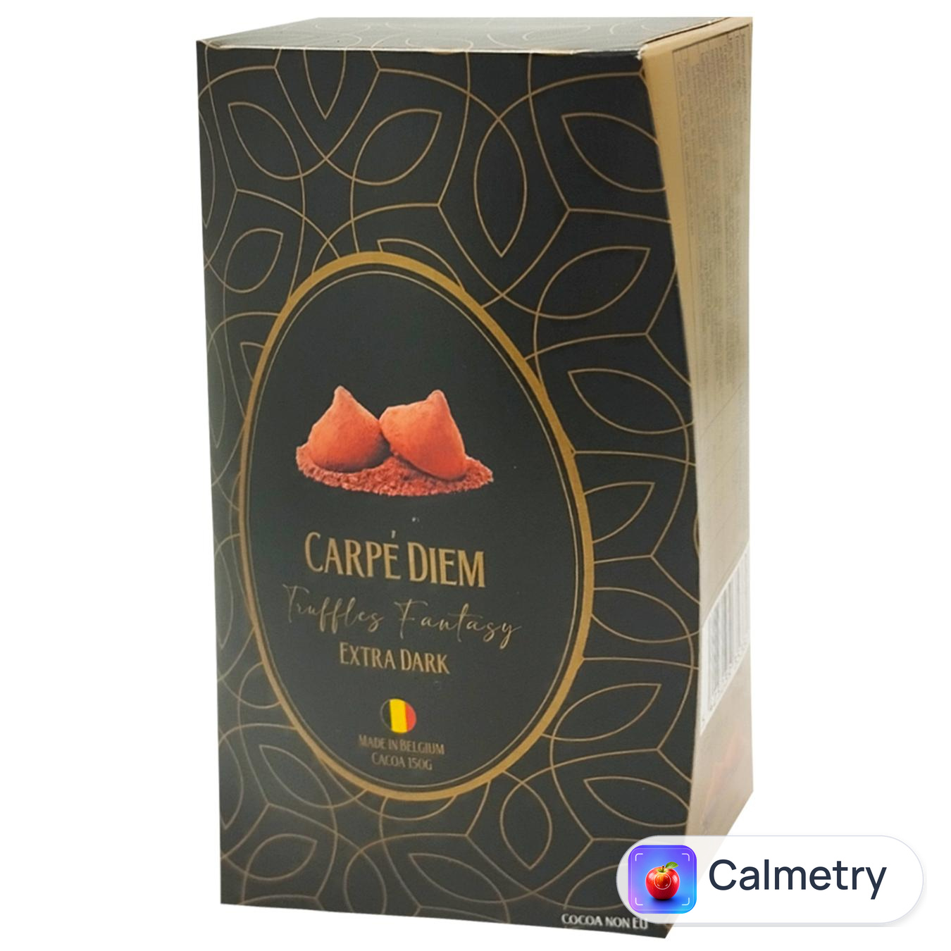 Цукерки Carpe Diem трюфелі екстра чорний шоколад 150г