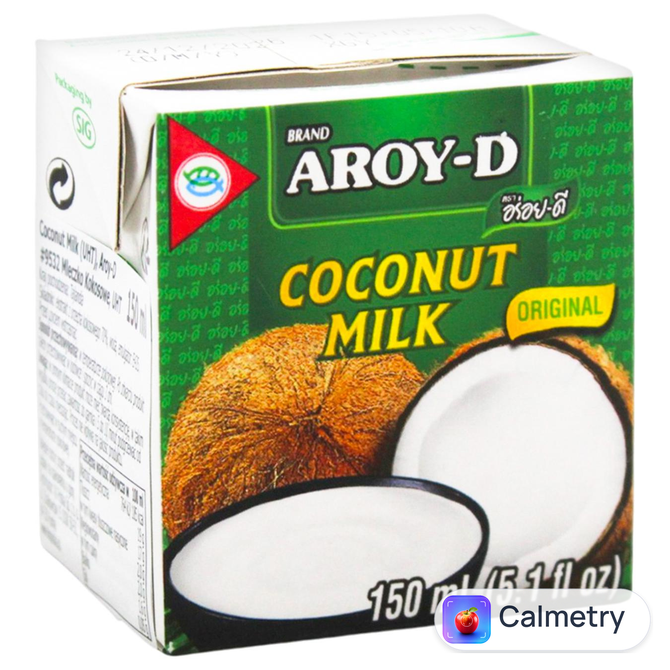 Молоко кокосове Aroy-D 150мл — фото продукту